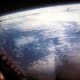 Photo of earth taken by Wally Schirra from orbit. Photo courtesy of NASA.