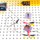 Attach a third connecting wire from the left side of the third bulb to the left side of the second bulb from the switch.