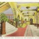 Lobby of Auditorium Hotel in an early 20th Century postcard.