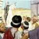 The city clerk quiets the rioting crowd in Ephesus (Acts 19: 35–41).