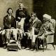 Wampum belts, 1871. Joseph Snow (Hahriron), Onondaga; George Johnson (Deyonhehgon), Mohawk; John Buck (Skanawatih), Onondaga, John Smoke Johnson (Sakayenkwaraton), Mohawk; Isaac Hill (Kawenenseronton), Onondaga; John Johnson (Kanonkeredawih), Seneca.