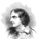 A black and white pencil sketch of the poet, John Keats, who succumbed to tuberculosis in 1821.