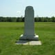 A monument that marks the spot where General Barnard Elliot Bee died. He is responsible for giving General Jackson the nickname "Stonewall".