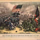 Second Battle of Bull Run, fought Augt. 29th 1862, 1860s lithograph by Currier and Ives.