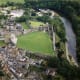 As a royalist castle, Richmond was made untenable on Oliver Cromwell's orders. At least you get an idea of the size of the site, compared to the reconstruction above