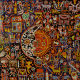 Huichol beaded art piece.