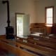 Interior of Friend's Church/ West Branch, Iowa