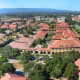 Stanford University campus from above