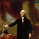 Painting of George Washington, painted in 1796.