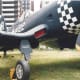 An F4U Corsair on Yoido Island, Seoul, Korea, 1991.