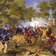 Americans defeat the Prophet at the Battle of Tippecanoe by unknown artist.
