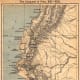 Map of Pizarro's march through the Inca's Empire.