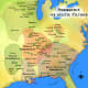A map of the native peoples of North America before the European invasion.