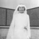 Julia is shown in a wedding gown on June 24th, 1938, shortly before becoming a Camaldolese novice. It was the custom in those days for the pre-novice to wear a wedding gown during the ceremony, as a symbol of her being wedded to Christ the Bridegroom