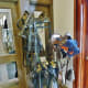 Old saddles in the Buffalo Soldiers National Museum