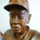 Beautifully carved wooden bust in Buffalo Soldiers National Museum