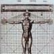 Vitruvian Manin the revised edition of "De Architectura" by Vitruvius illustrated by Cesare Cesariano in 1521.
