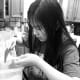 Measuring ingredients for cupcakes.
