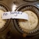 No sugar cupcake results.