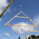 A roof truss.