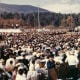Some of the 25,000 people at Big Cedar to hear President John F. Kennedy