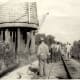 1949 removal of the Frisco water tank at Leflore,OK.