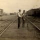 Railway workers in Heavener