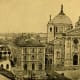 The Oratory founded by St. John Bosco. In addition to the school, workshops, and dormitory, St. John built the Basilica of Mary, Help of Christians, seen on the right.