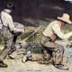 Gustave Courbet, Stone-Breakers, 1849. Another example of realist art.