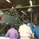Artwork on a World War I bomber at the National Air & Space Museum.