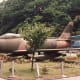 A Republic of Korea Air Force F-86 on static display, Seoul, 1986.
