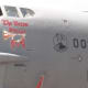 A B-52, 0004, named "The Baron Bugler", at Andrews AFB.