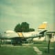 An F-86 on static display, Lackland AFB, Texas, circa 1978.