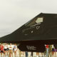The nose of an F-117A Nighthawk at Andrews AFB, MD.