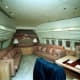 The President & First Lady quarters in the cabin of a VC-27A.