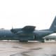 A C-130 at Andrews AFB, MD. This C-130, serial number AF65-0981, has the "Let's Roll" emblem.