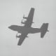 A USAF C-130 over Andrews AFB, MD