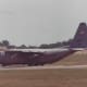 A C-130 landing at Andrews AFB, MD.