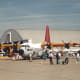 A US Navy C-130 at Andrews AFB, MD.