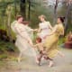 Painting - Jules Scalbert (1851-1928). Oil on Canvas. Classical, Academic, Neoclassical.