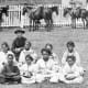 Fr. Damien with one of the choirs