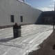 Laying the initial vapor barrier