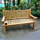 The new memorial bench.