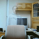 Phasing through objects effect. Walking through a chair.