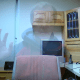 See through effect using a transparent image.