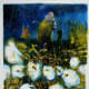 Starry Night, c. 2014, Acrylic on Paper by Charles Criner