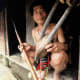 Ka Tu hunter with saola skull, Quang Nam Province, Vietnam © Jeremy Holden/WWF