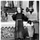 Fr. Solanus giving a blessing, 1956