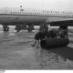 A Pakistan International 707 carrying Pakistani President Ayub Khan, Germany, January 1961.