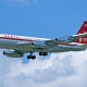 John Travolta's 707 at the Paris Air Show in 2007. This aircraft belonged to Qantas before the airline sold it to Frank Sinatra.